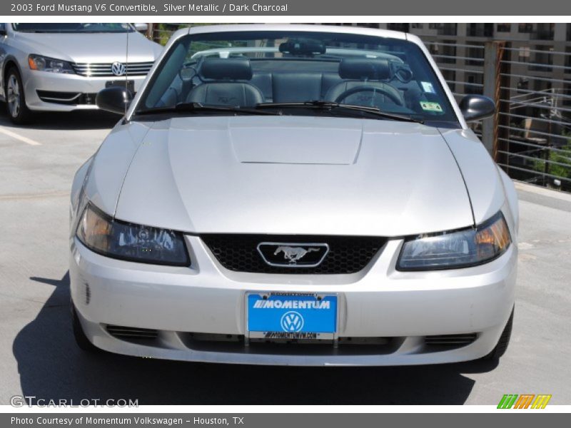Silver Metallic / Dark Charcoal 2003 Ford Mustang V6 Convertible