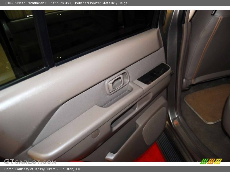 Polished Pewter Metallic / Beige 2004 Nissan Pathfinder LE Platinum 4x4