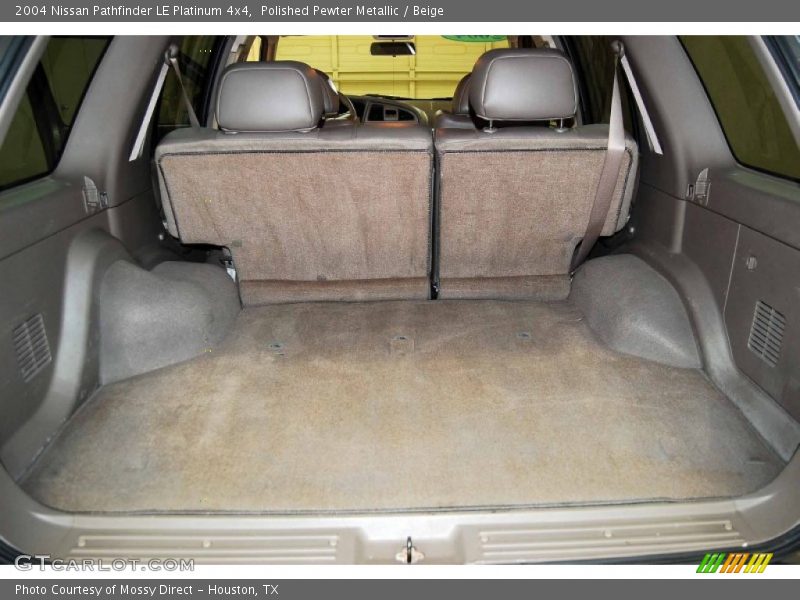 Polished Pewter Metallic / Beige 2004 Nissan Pathfinder LE Platinum 4x4