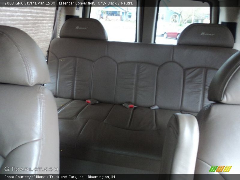 Onyx Black / Neutral 2003 GMC Savana Van 1500 Passenger Conversion