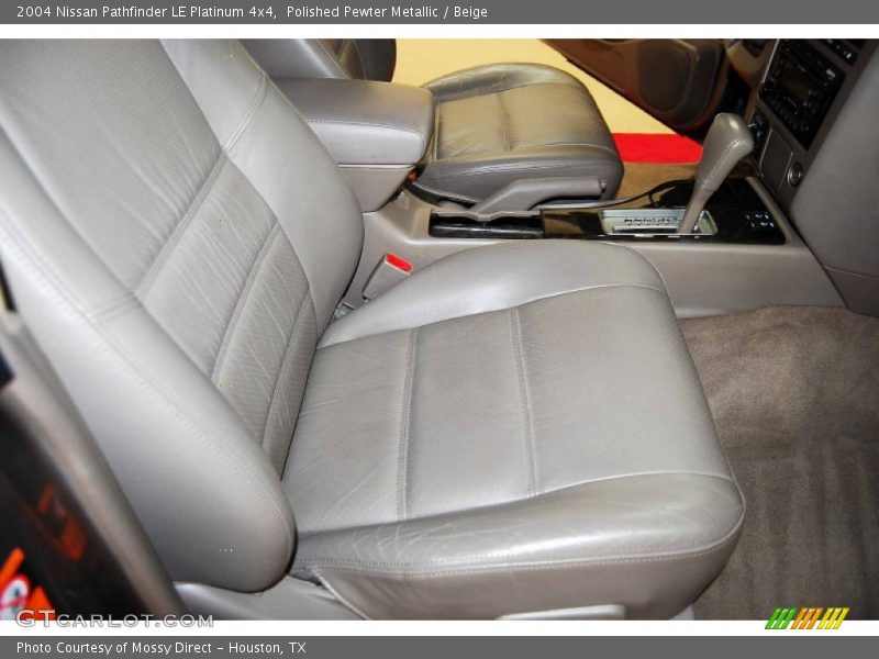 Polished Pewter Metallic / Beige 2004 Nissan Pathfinder LE Platinum 4x4