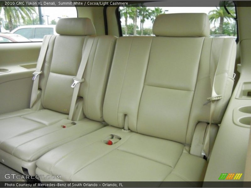 Summit White / Cocoa/Light Cashmere 2010 GMC Yukon XL Denali