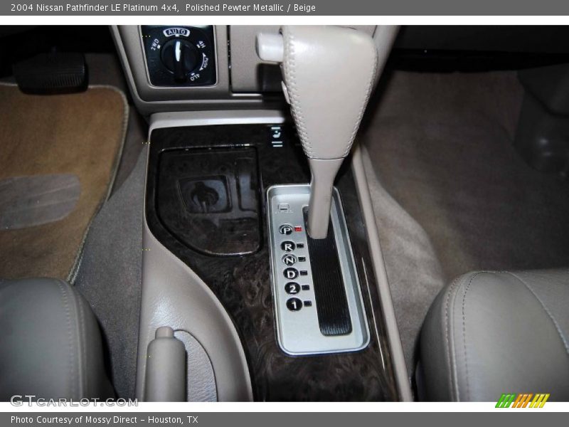 Polished Pewter Metallic / Beige 2004 Nissan Pathfinder LE Platinum 4x4