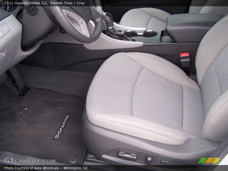 Radiant Silver / Gray 2012 Hyundai Sonata GLS