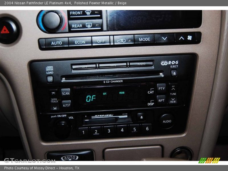 Polished Pewter Metallic / Beige 2004 Nissan Pathfinder LE Platinum 4x4