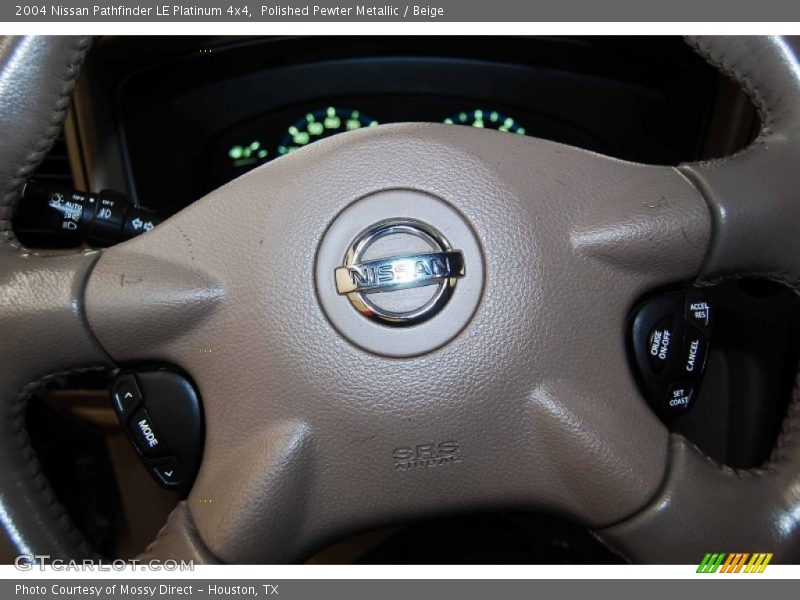 Polished Pewter Metallic / Beige 2004 Nissan Pathfinder LE Platinum 4x4