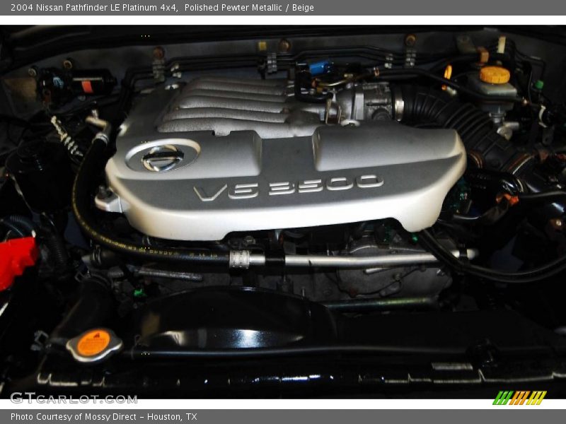 Polished Pewter Metallic / Beige 2004 Nissan Pathfinder LE Platinum 4x4