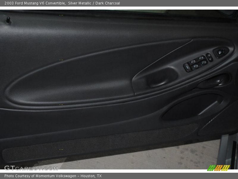 Silver Metallic / Dark Charcoal 2003 Ford Mustang V6 Convertible