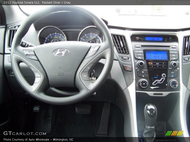 Radiant Silver / Gray 2012 Hyundai Sonata GLS