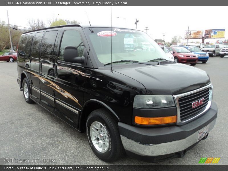 Onyx Black / Neutral 2003 GMC Savana Van 1500 Passenger Conversion
