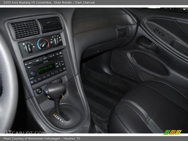 Silver Metallic / Dark Charcoal 2003 Ford Mustang V6 Convertible