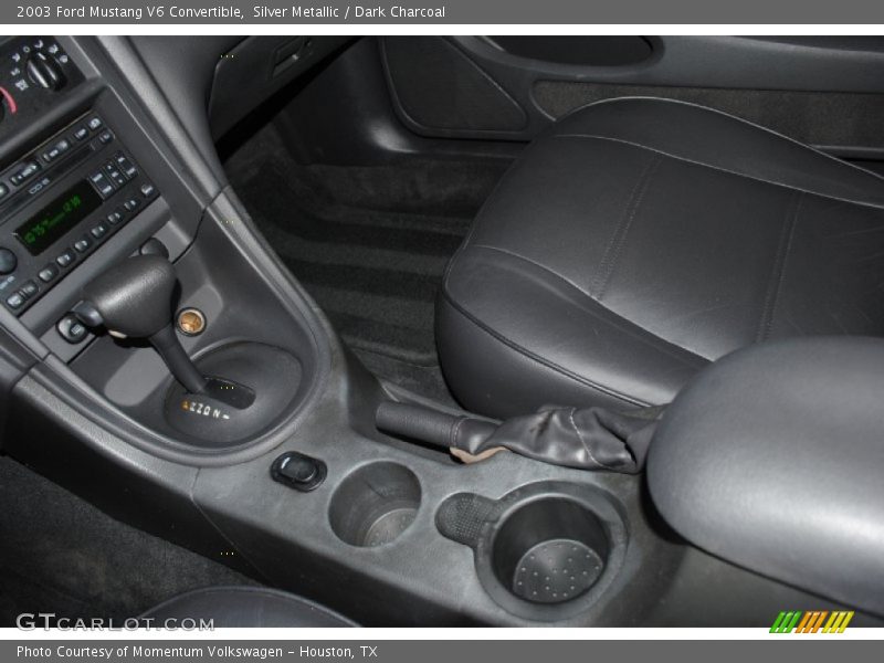 Silver Metallic / Dark Charcoal 2003 Ford Mustang V6 Convertible
