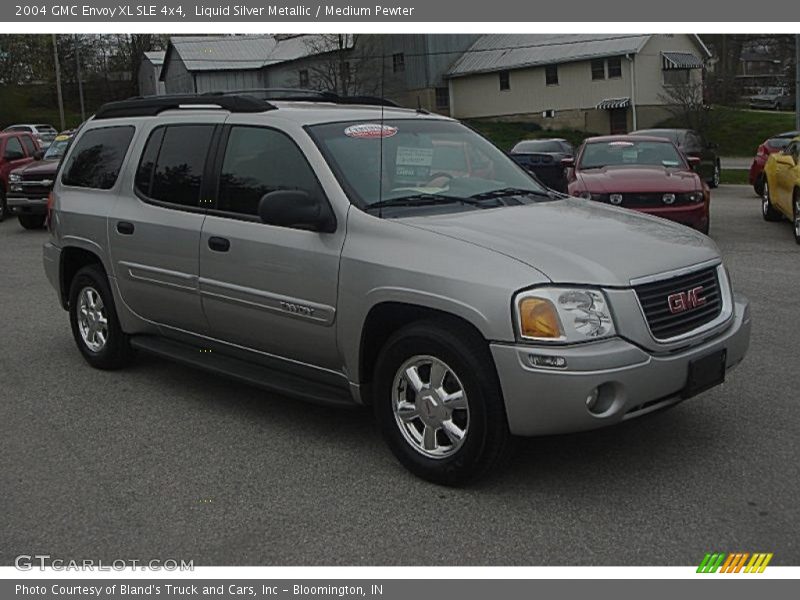 Liquid Silver Metallic / Medium Pewter 2004 GMC Envoy XL SLE 4x4