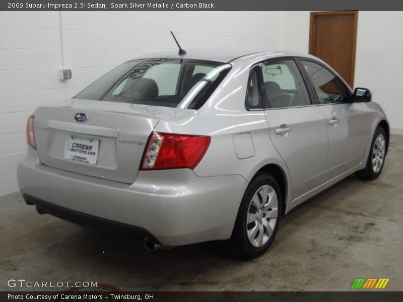 Spark Silver Metallic / Carbon Black 2009 Subaru Impreza 2.5i Sedan