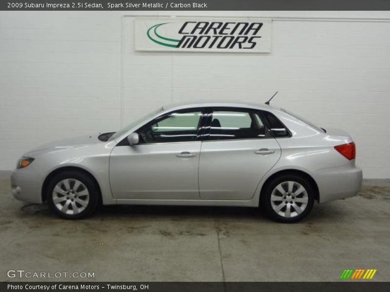 Spark Silver Metallic / Carbon Black 2009 Subaru Impreza 2.5i Sedan