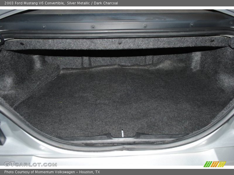 Silver Metallic / Dark Charcoal 2003 Ford Mustang V6 Convertible