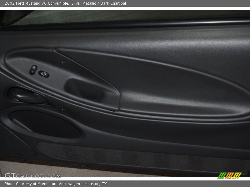 Silver Metallic / Dark Charcoal 2003 Ford Mustang V6 Convertible