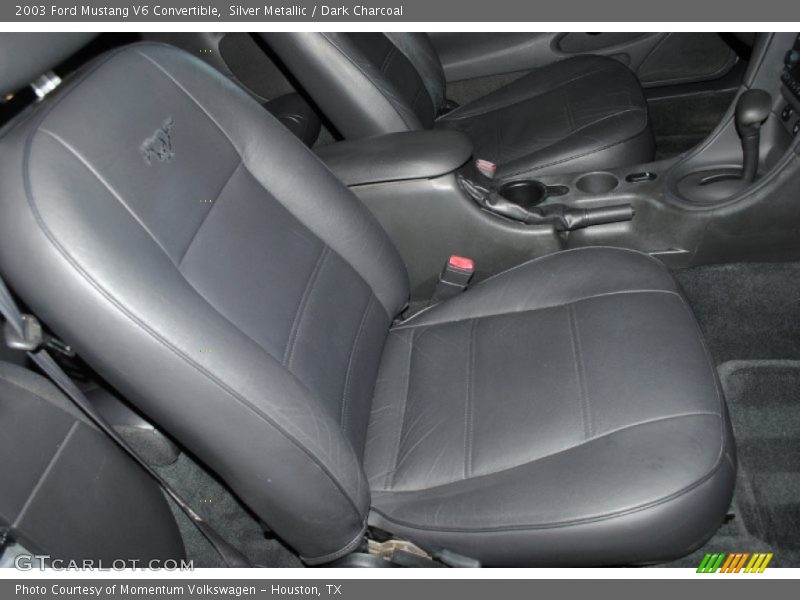 Silver Metallic / Dark Charcoal 2003 Ford Mustang V6 Convertible