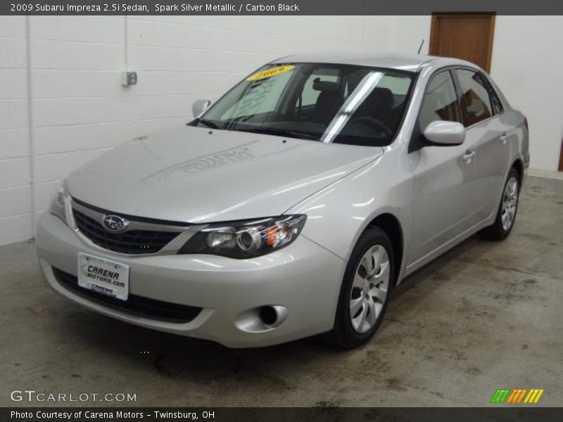 Spark Silver Metallic / Carbon Black 2009 Subaru Impreza 2.5i Sedan