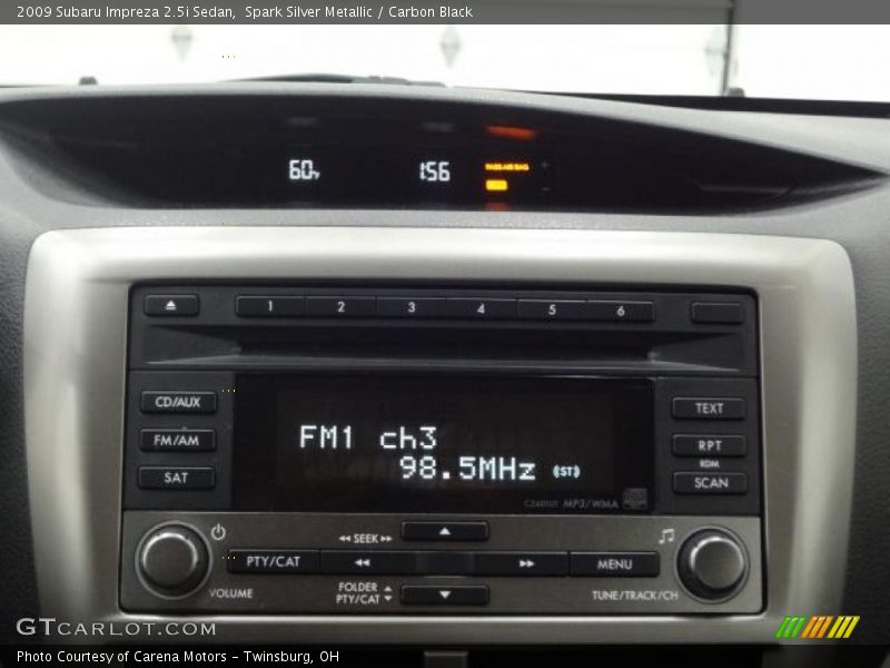 Spark Silver Metallic / Carbon Black 2009 Subaru Impreza 2.5i Sedan
