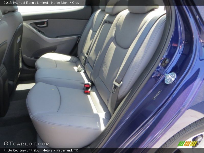 Indigo Night / Gray 2013 Hyundai Elantra Limited