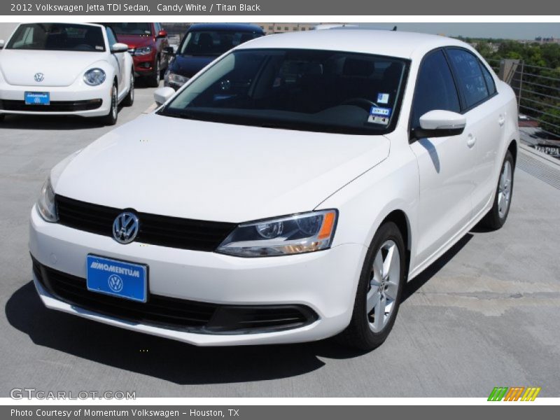 Candy White / Titan Black 2012 Volkswagen Jetta TDI Sedan