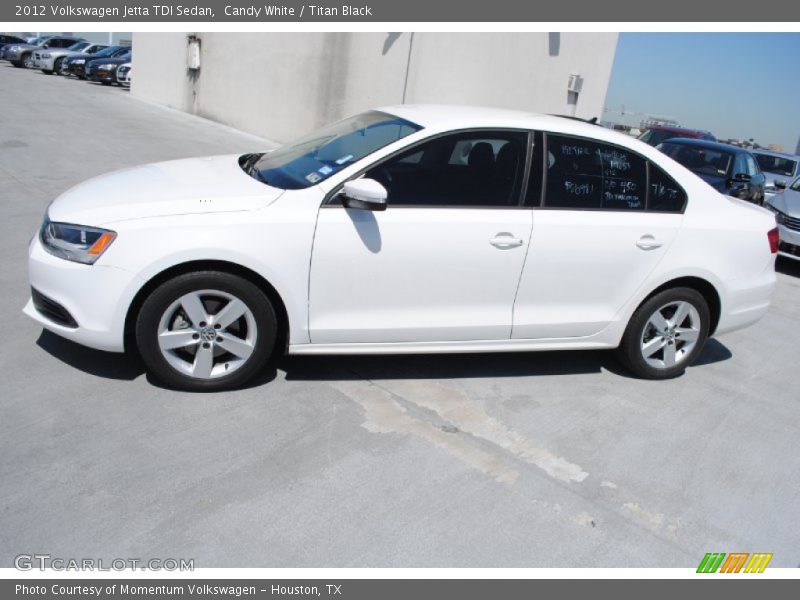 Candy White / Titan Black 2012 Volkswagen Jetta TDI Sedan