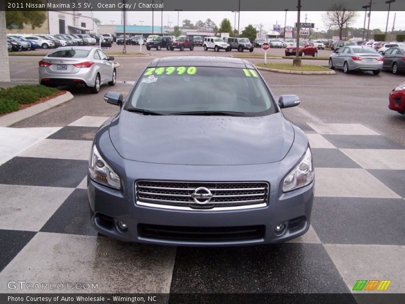 Ocean Gray / Charcoal 2011 Nissan Maxima 3.5 SV