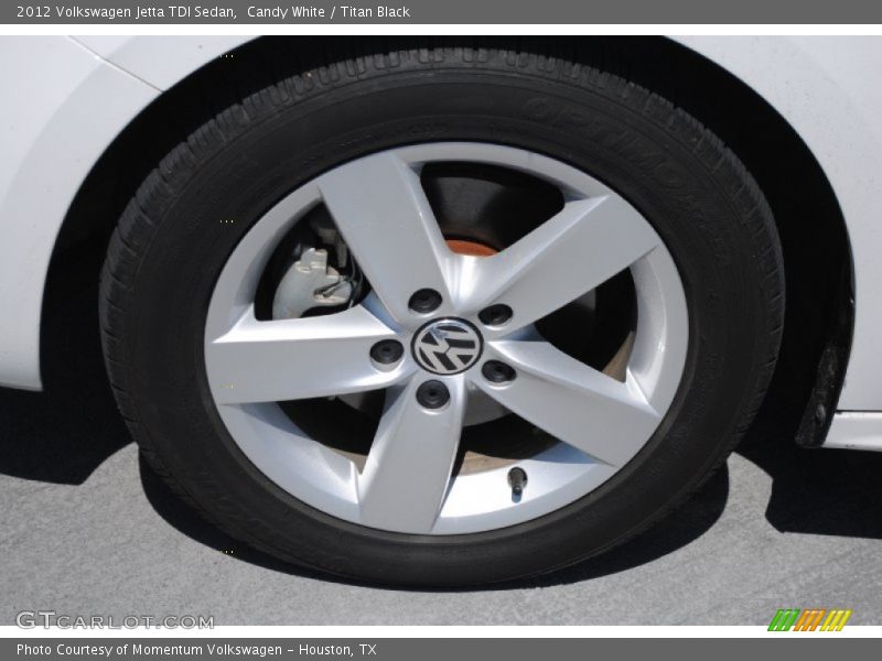 Candy White / Titan Black 2012 Volkswagen Jetta TDI Sedan
