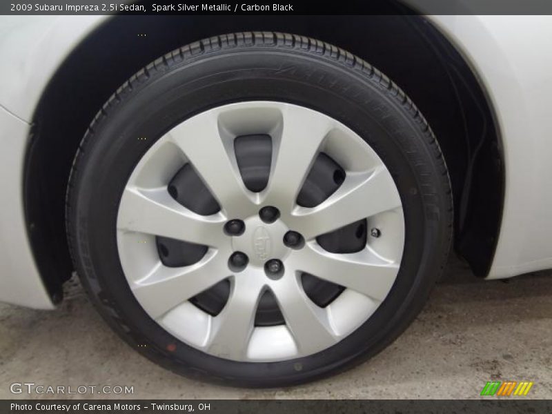 Spark Silver Metallic / Carbon Black 2009 Subaru Impreza 2.5i Sedan