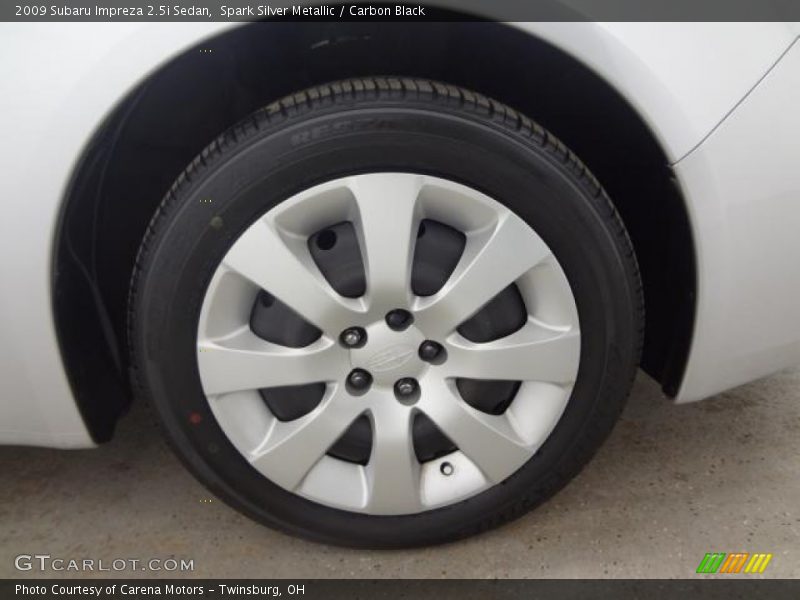 Spark Silver Metallic / Carbon Black 2009 Subaru Impreza 2.5i Sedan