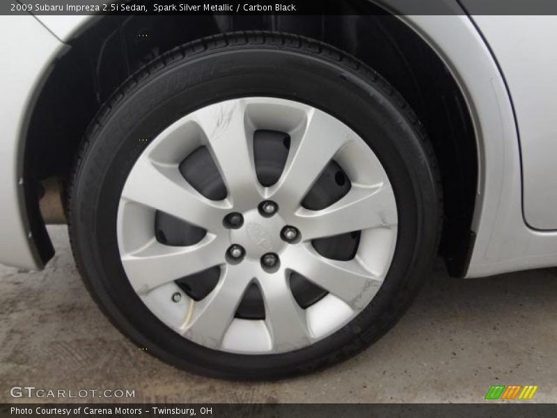 Spark Silver Metallic / Carbon Black 2009 Subaru Impreza 2.5i Sedan