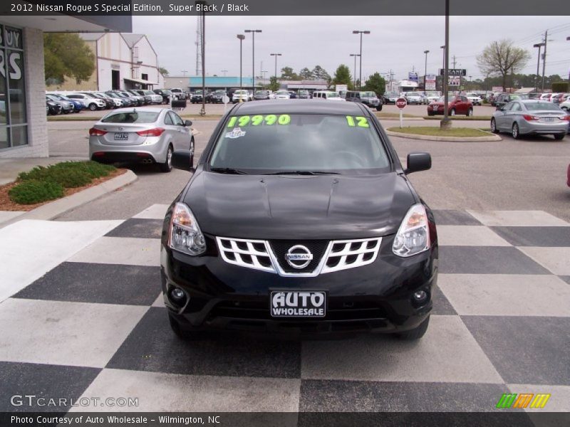 Super Black / Black 2012 Nissan Rogue S Special Edition
