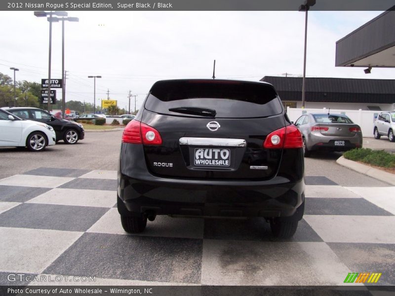 Super Black / Black 2012 Nissan Rogue S Special Edition