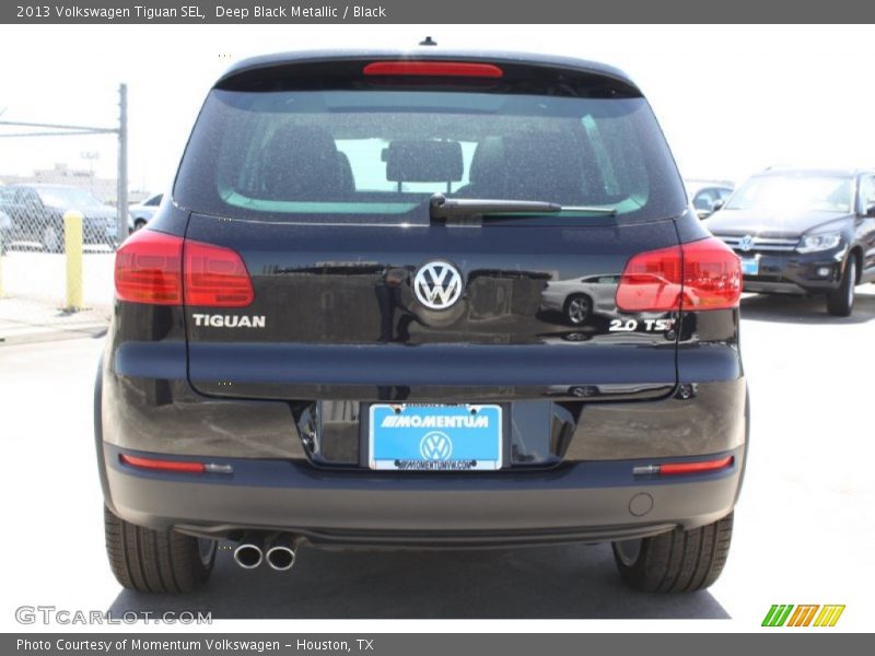 Deep Black Metallic / Black 2013 Volkswagen Tiguan SEL