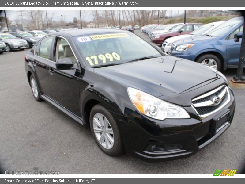 Front 3/4 View of 2010 Legacy 2.5i Premium Sedan