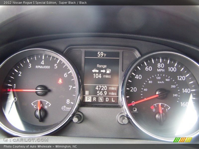 Super Black / Black 2012 Nissan Rogue S Special Edition
