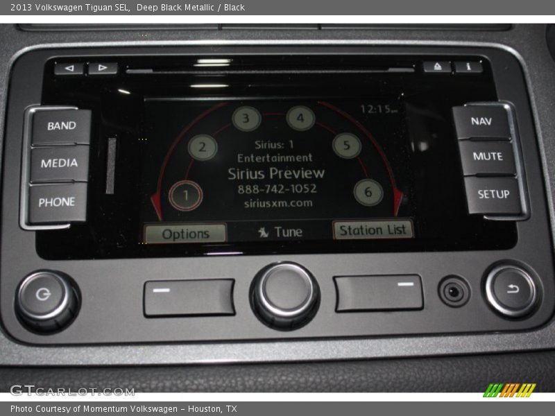 Deep Black Metallic / Black 2013 Volkswagen Tiguan SEL