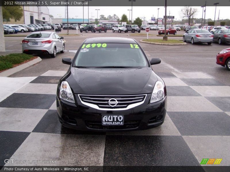 Super Black / Charcoal 2012 Nissan Altima 2.5 S