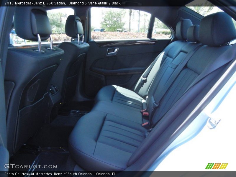 Rear Seat of 2013 E 350 Sedan