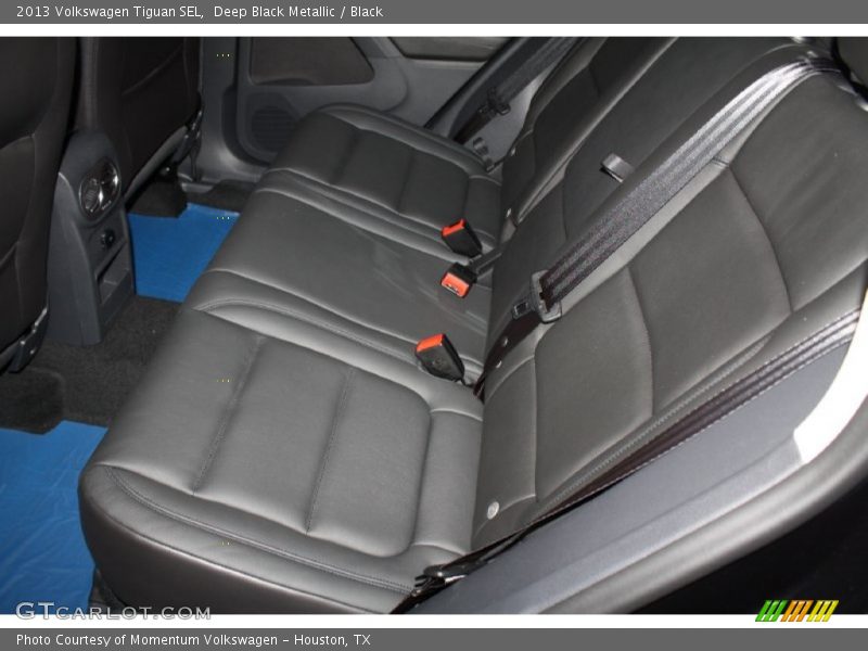 Deep Black Metallic / Black 2013 Volkswagen Tiguan SEL
