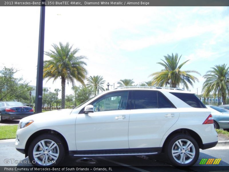 Diamond White Metallic / Almond Beige 2013 Mercedes-Benz ML 350 BlueTEC 4Matic