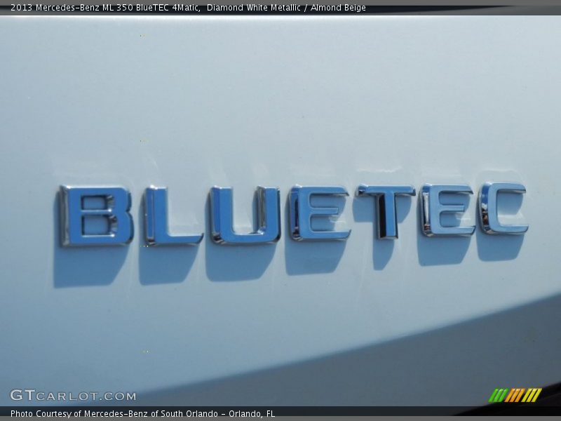 Diamond White Metallic / Almond Beige 2013 Mercedes-Benz ML 350 BlueTEC 4Matic