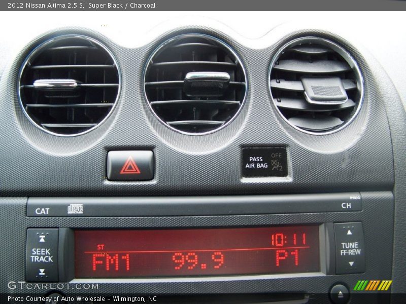 Super Black / Charcoal 2012 Nissan Altima 2.5 S
