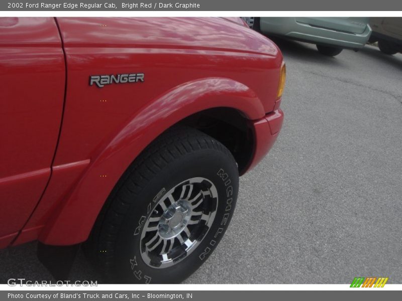 Bright Red / Dark Graphite 2002 Ford Ranger Edge Regular Cab