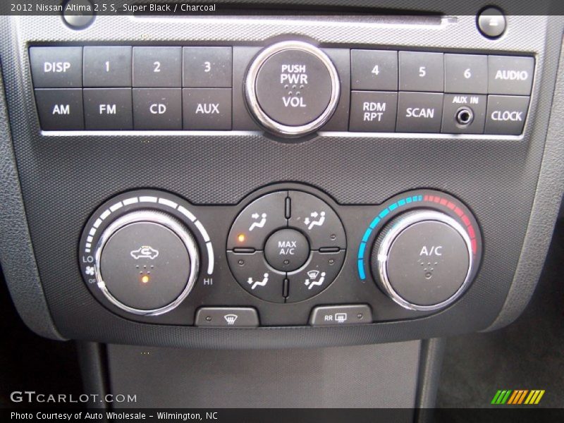 Super Black / Charcoal 2012 Nissan Altima 2.5 S