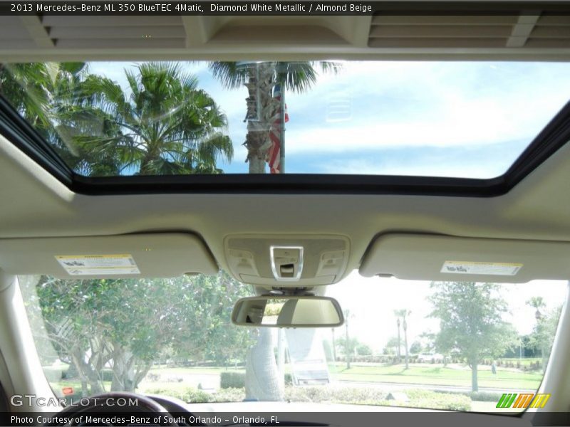 Diamond White Metallic / Almond Beige 2013 Mercedes-Benz ML 350 BlueTEC 4Matic