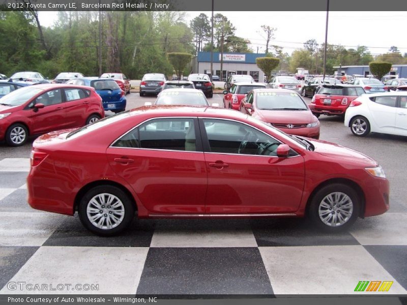 Barcelona Red Metallic / Ivory 2012 Toyota Camry LE