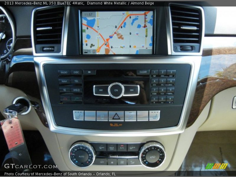 Diamond White Metallic / Almond Beige 2013 Mercedes-Benz ML 350 BlueTEC 4Matic