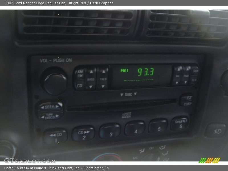 Bright Red / Dark Graphite 2002 Ford Ranger Edge Regular Cab